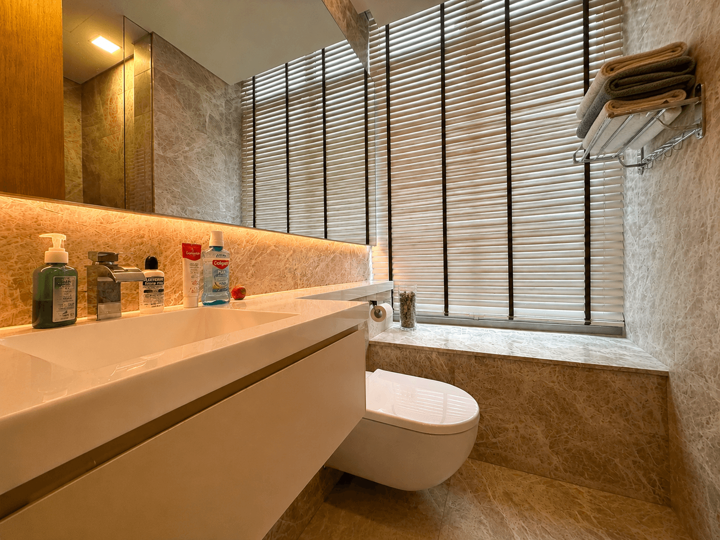 Common bathroom vanity